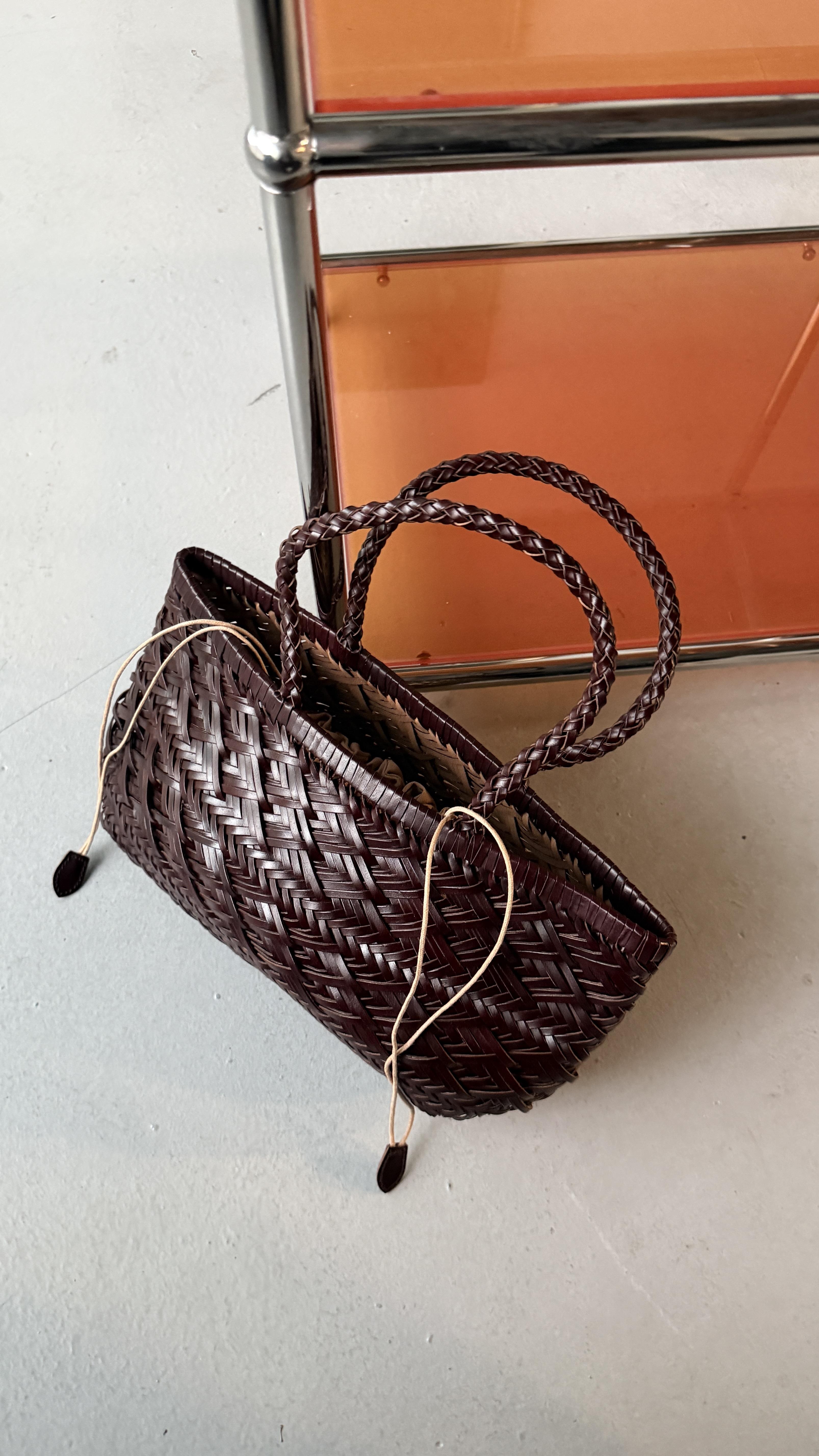 Raphael Çikolata Kahve Örgü Kadın El Çantası