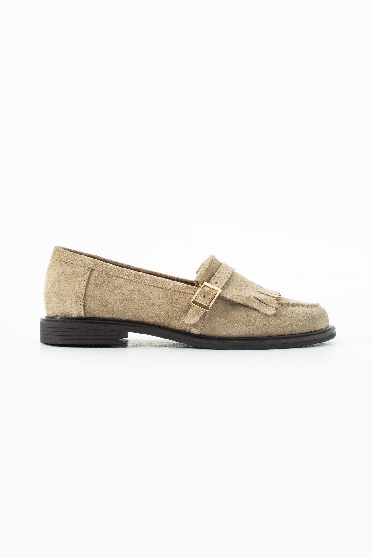 SILENT Bej CLASSIC KADIN OXFORD LOAFER