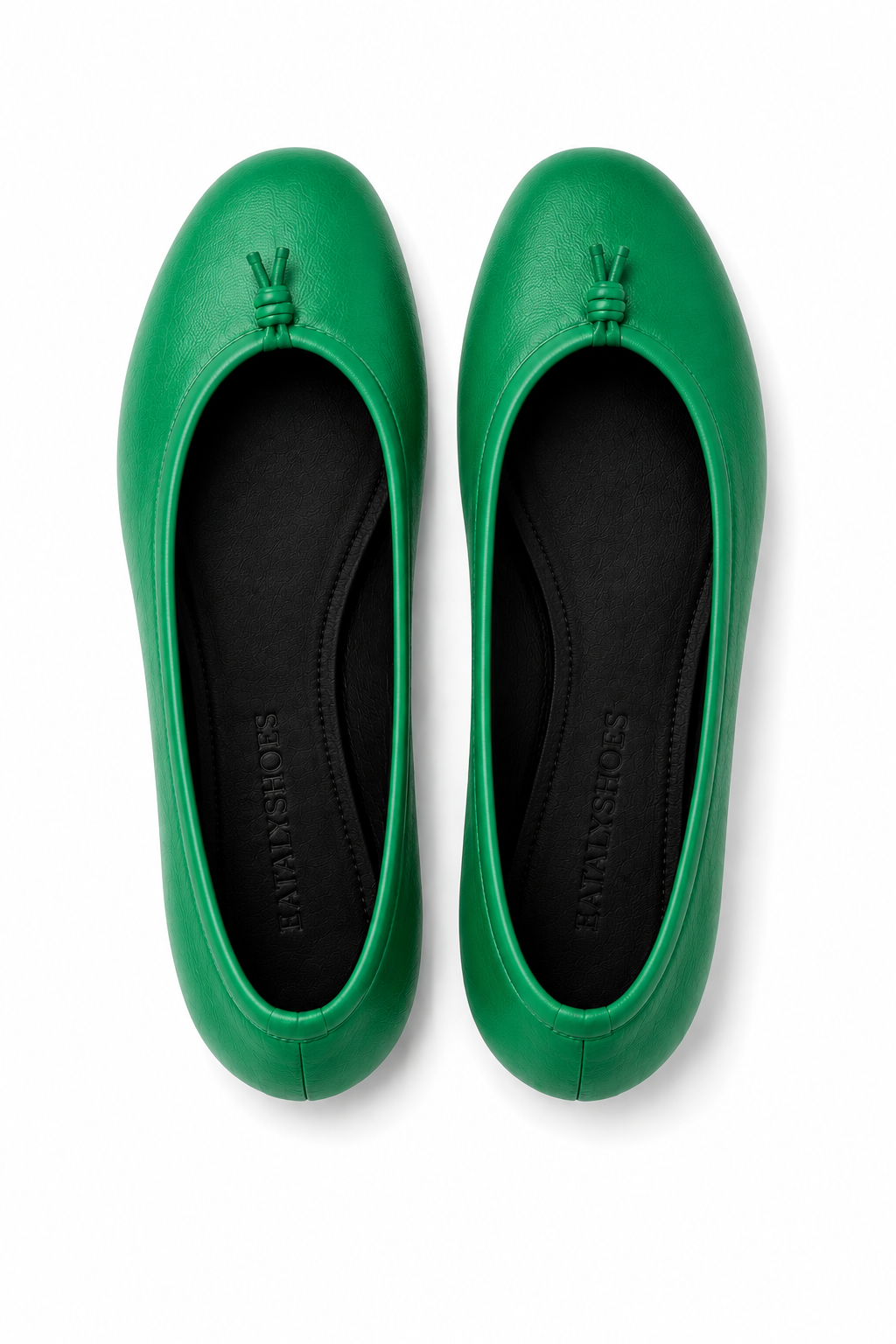 VERDE Yeşil Hakiki Deri Babet