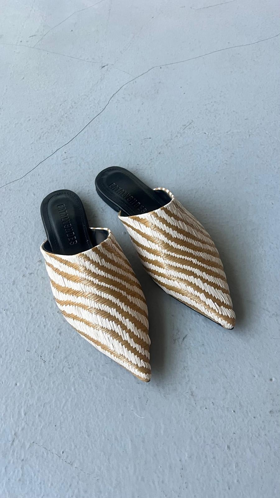 Zaya Gold Hasır Mule
