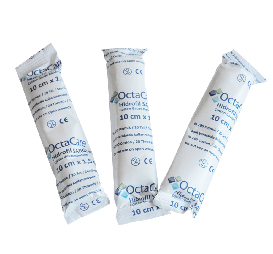 OctaCare Hidrofil Sargı Bezi 10cmx1,5mt