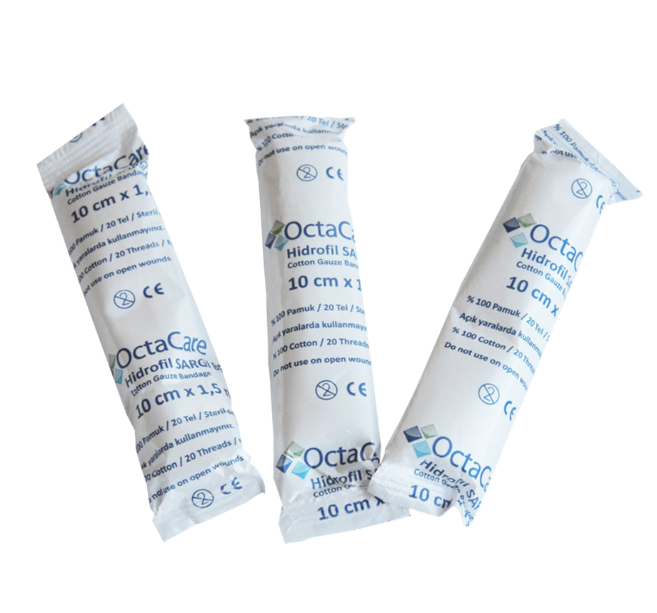 OctaCare Hidrofil Sargı Bezi 10cmx1,5mt