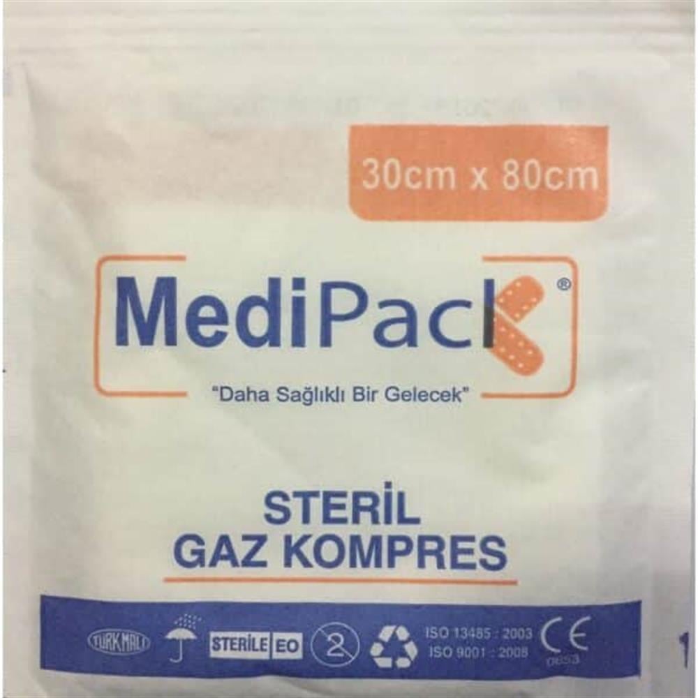 30*80 Steril Gazlı Bez Medipack