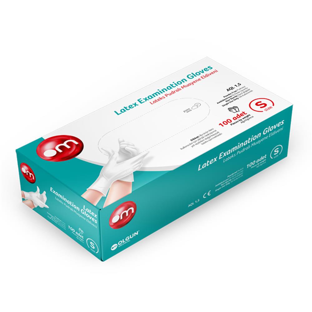 Lateks Eldiven Pudralı OM
