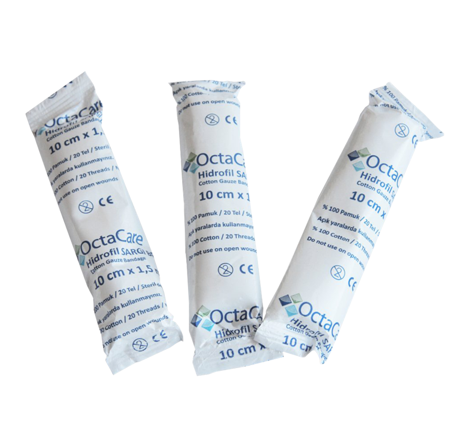 OctaCare Hidrofil Sargı Bezi 10cmx1,5mt