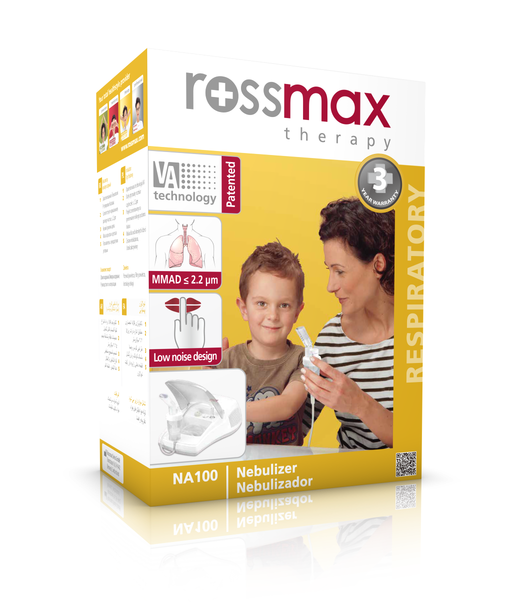 Rossmax Kompresörlü Nebülizatör NA 100