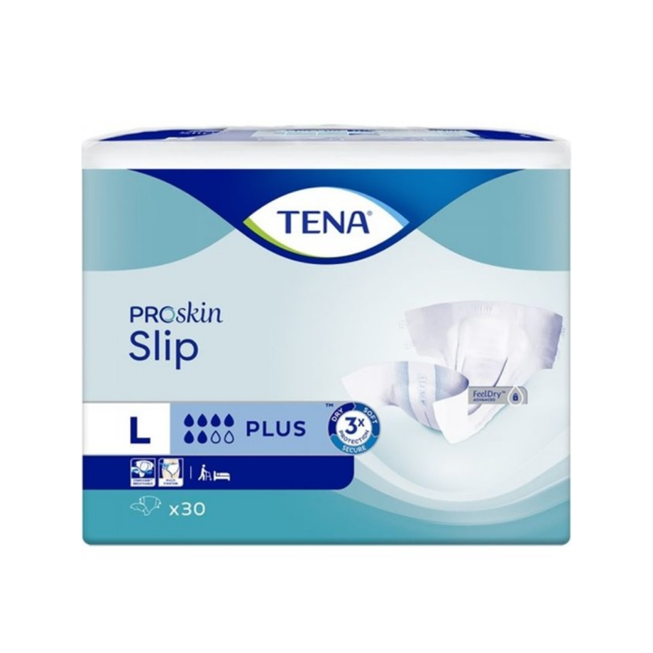 Tena 6 Damla ProSkin Plus Bel Bantlı Hasta Bezi 30lu Large