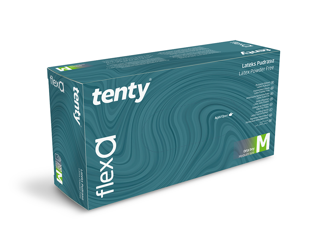 Tenty Lateks Medıum Small Muayene Eldiveni