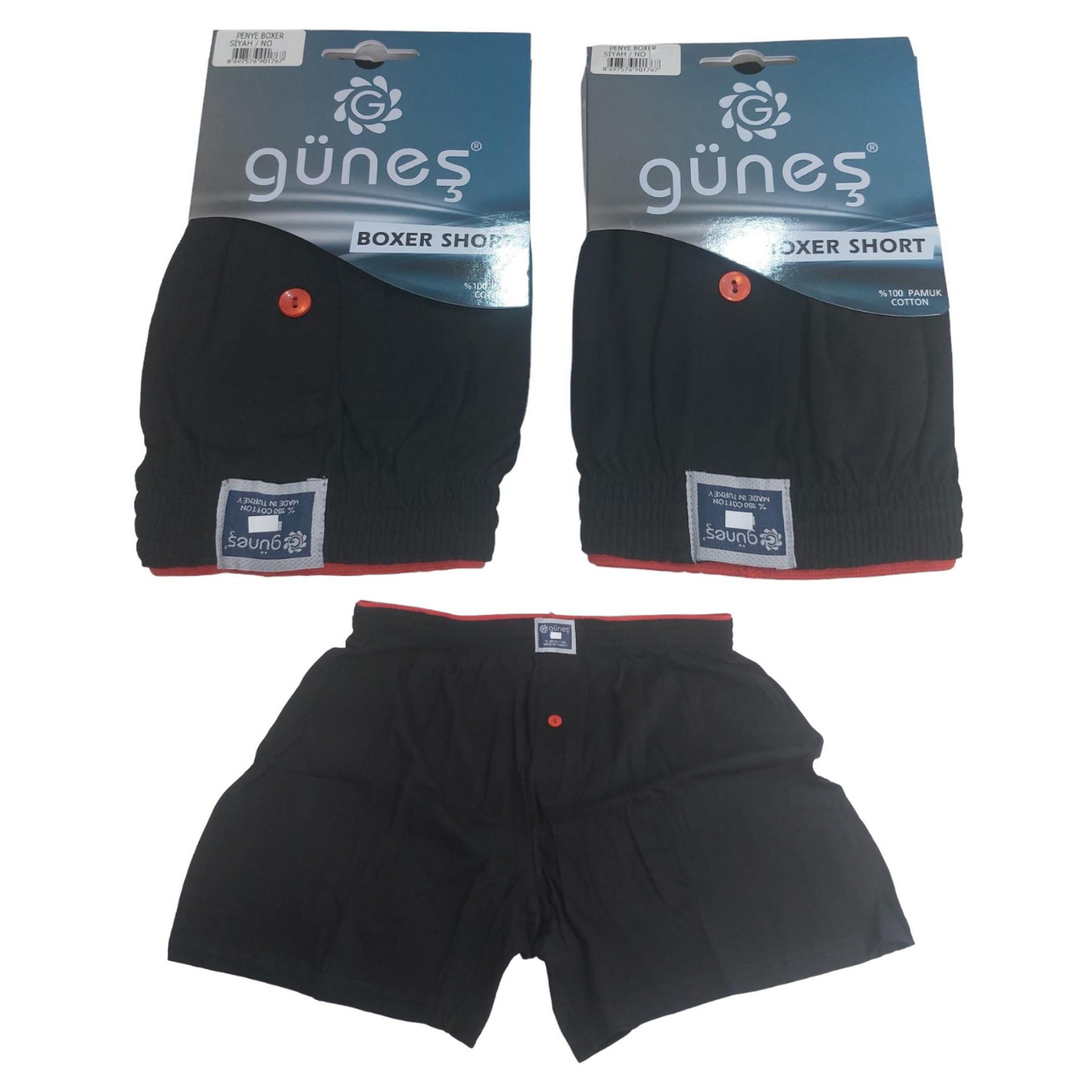 2Lİ PAMUKLU BOL KESİM BOXER