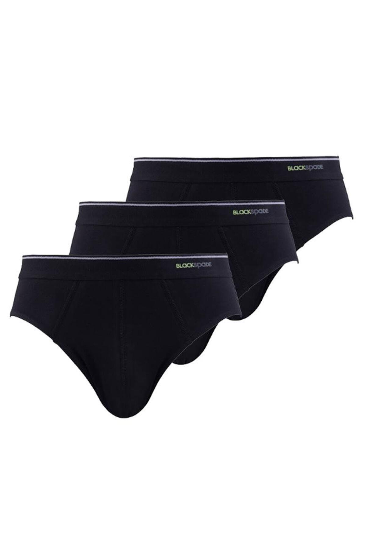 3lü Siyah Antrasit Erkek Slip 9672