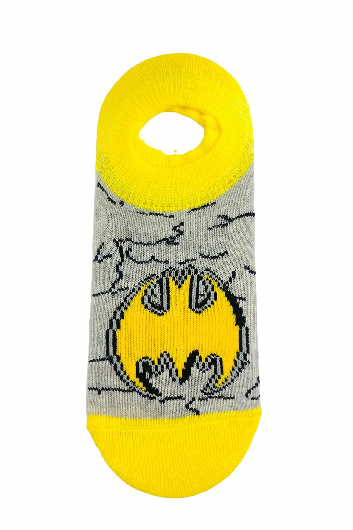 BATMAN ÇİZGİ FİLM KARAKTERLİ PAMUK SNEAKER ÇOCUK ÇORABI