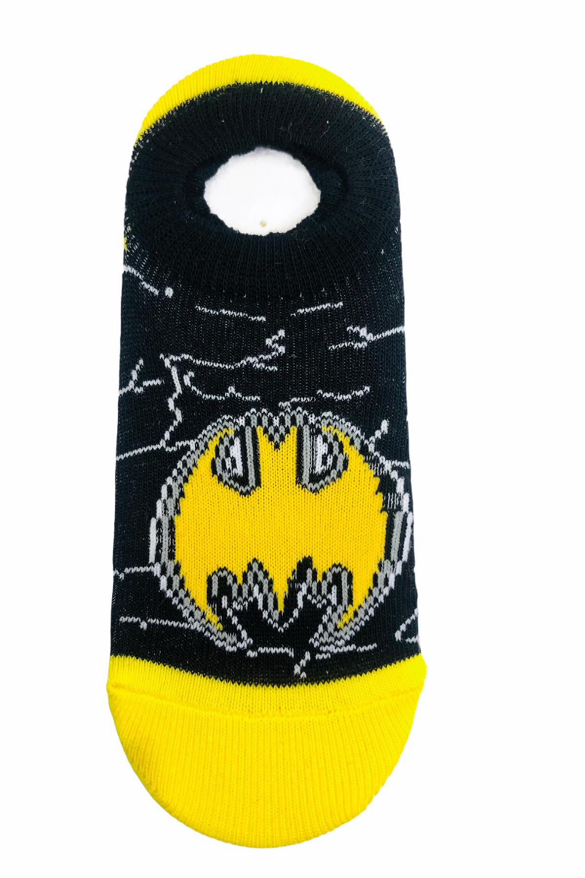 BATMAN ÇİZGİ FİLM KARAKTERLİ PAMUK SNEAKER ÇOCUK ÇORABI