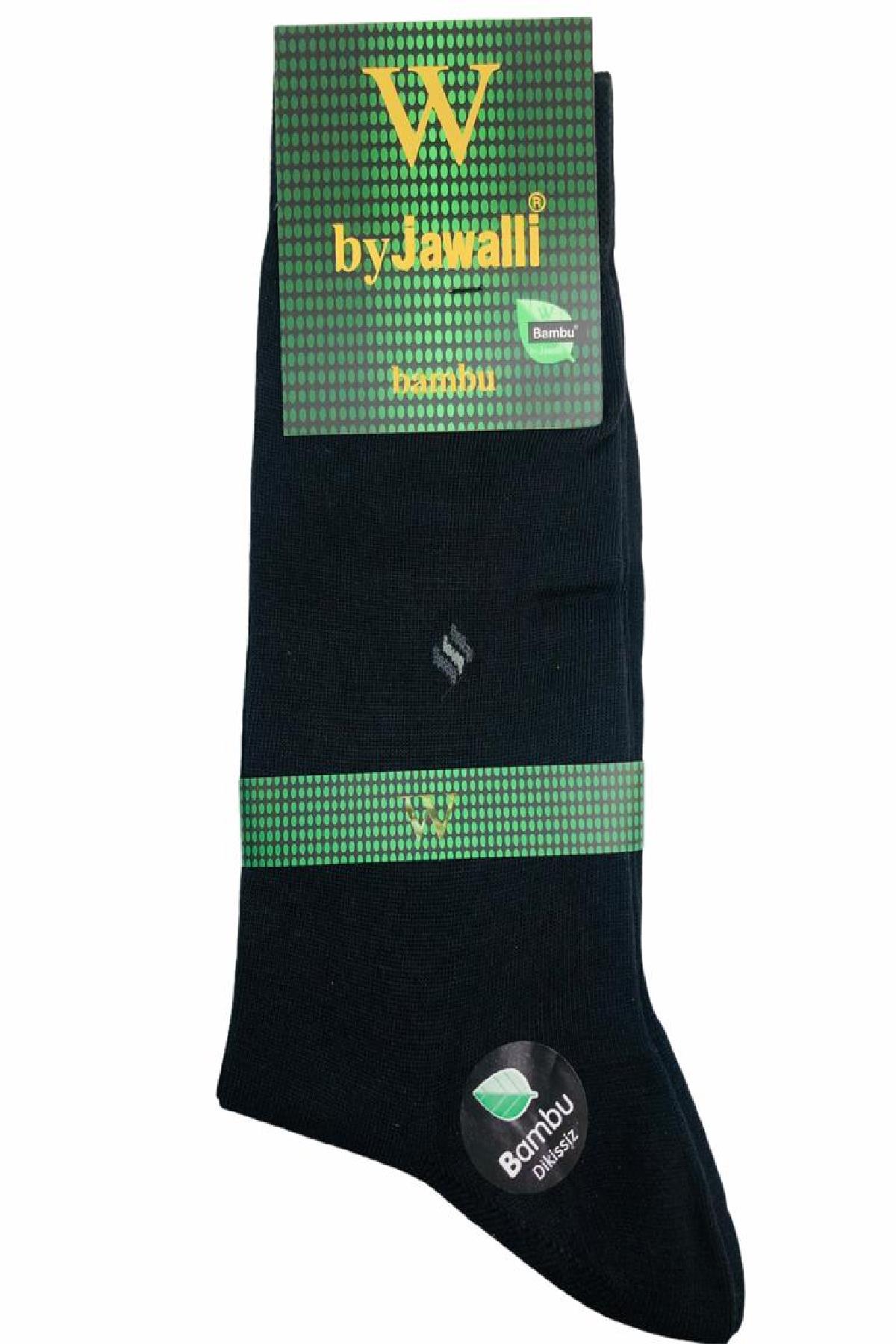 By Jawalli BAMBU Dikişsiz Antibakteriyel Erkek Soket Çorabı