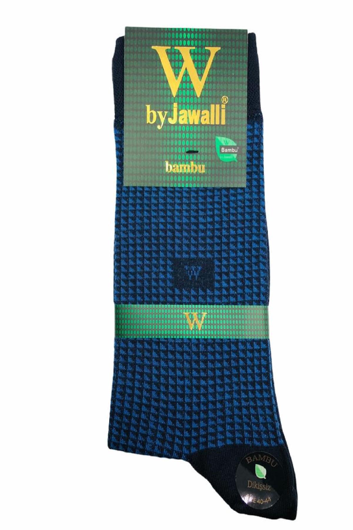 By Jawalli Desenli Bambu Erkek Çorabı