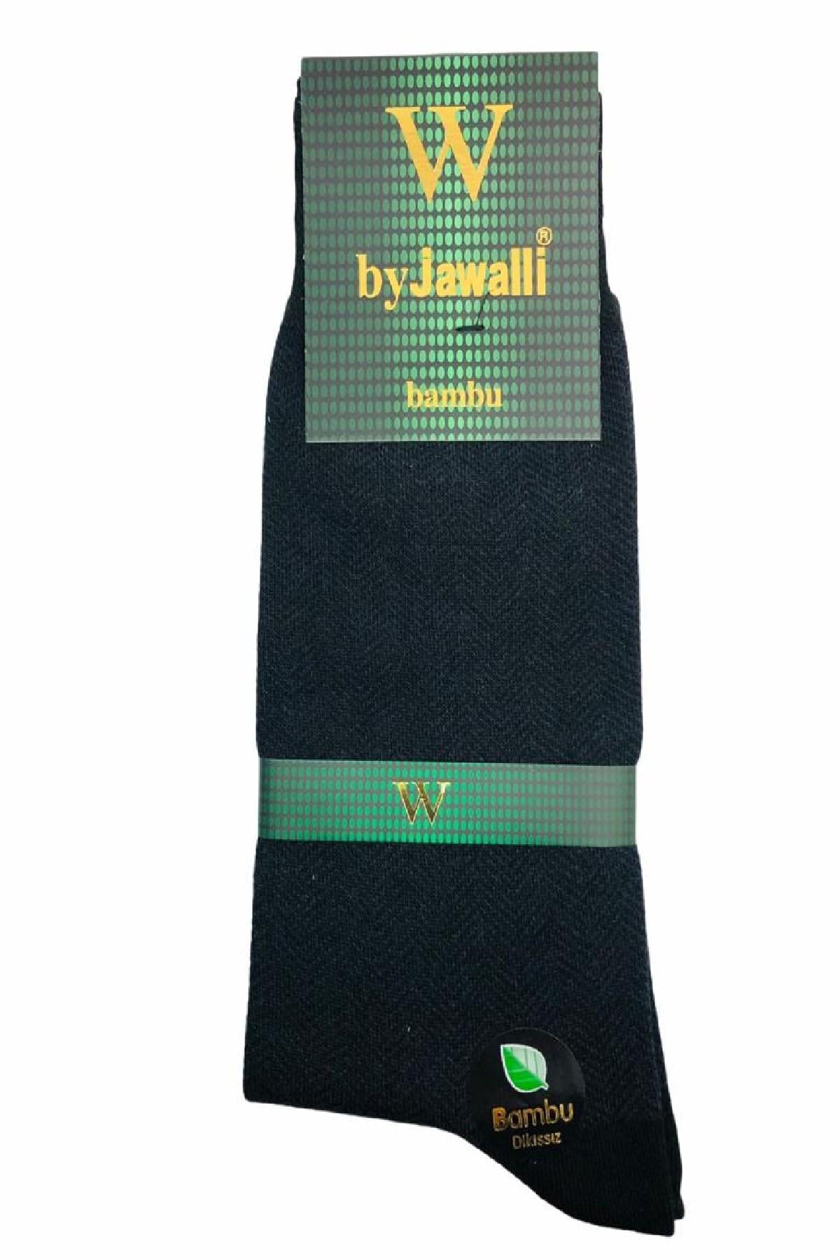 By Jawalli Desenli Bambu Erkek Çorabı