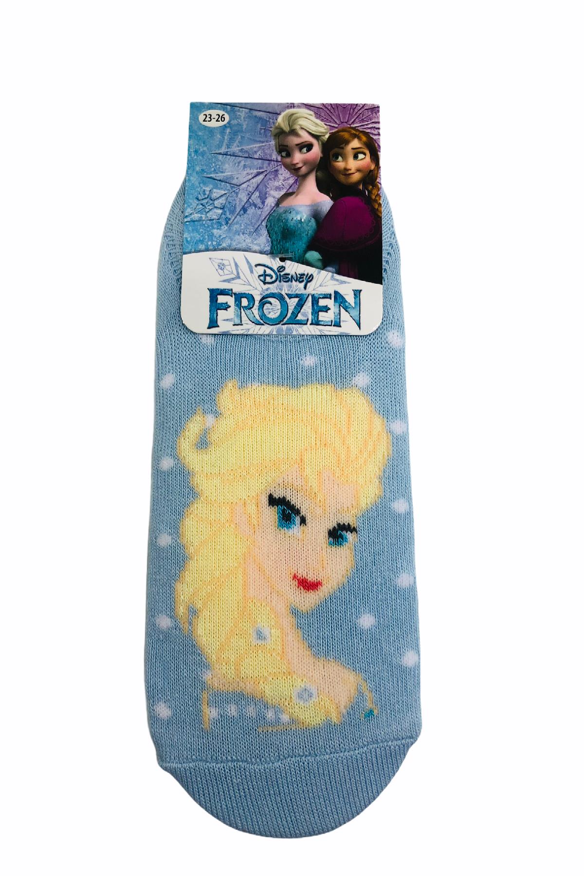 FROZEN ÇİZGİ FİLM KARAKTERLİ PAMUK SNEAKER ÇOCUK ÇORABI