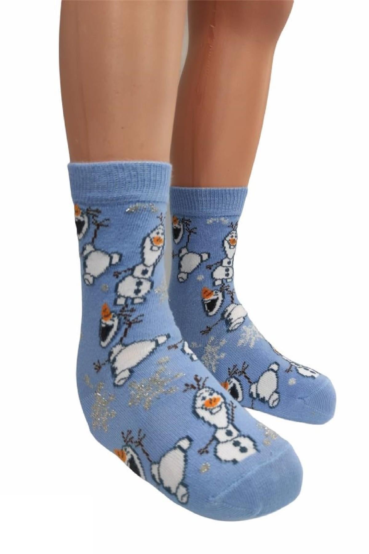 Frozen Elsa Kız Çocuk Çorabı