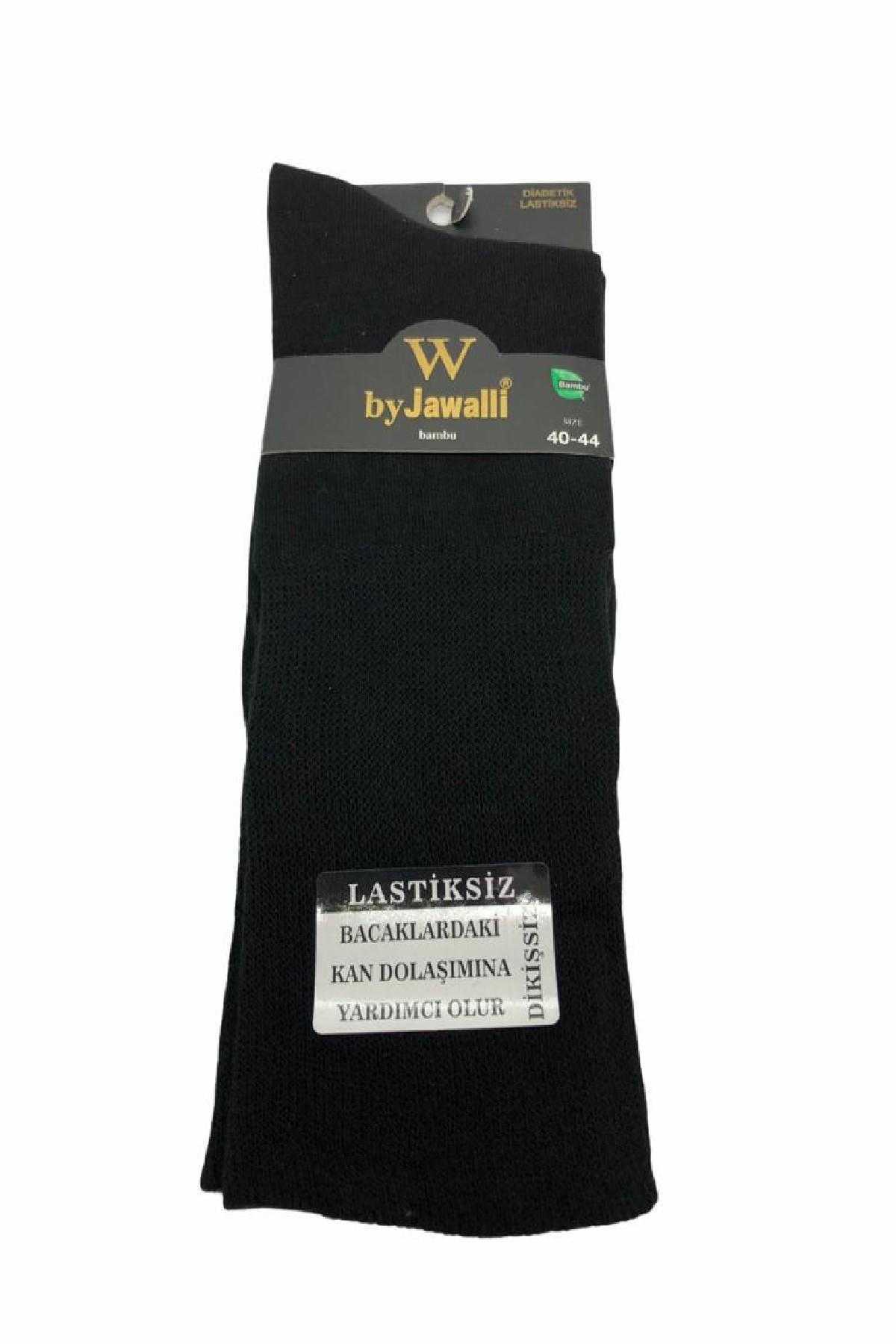 Jawalli Bambu Lastiksiz Erkek Diyabet Çorabı