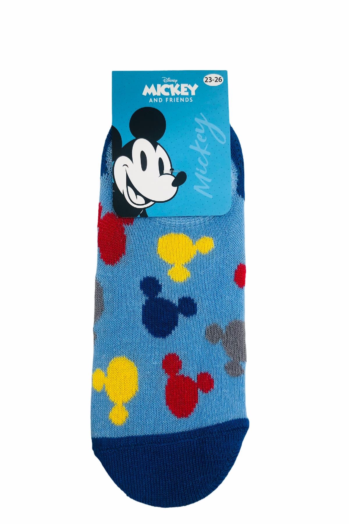 MİCKEY MAUSE ÇİZGİ FİLM KARAKTERLİ PAMUK SNEAKER ÇOCUK ÇORABI
