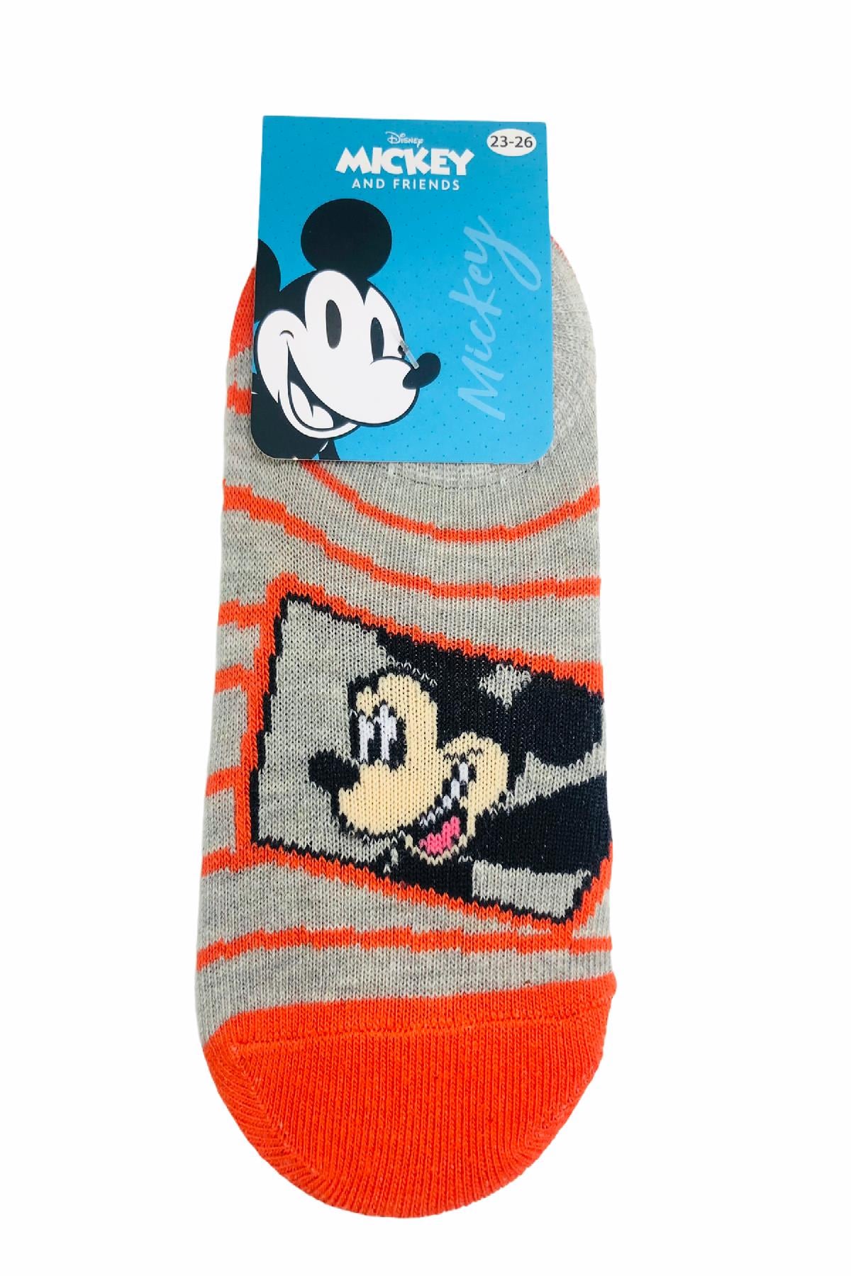 MİCKEY MAUSE ÇİZGİ FİLM KARAKTERLİ PAMUK SNEAKER ÇOCUK ÇORABI