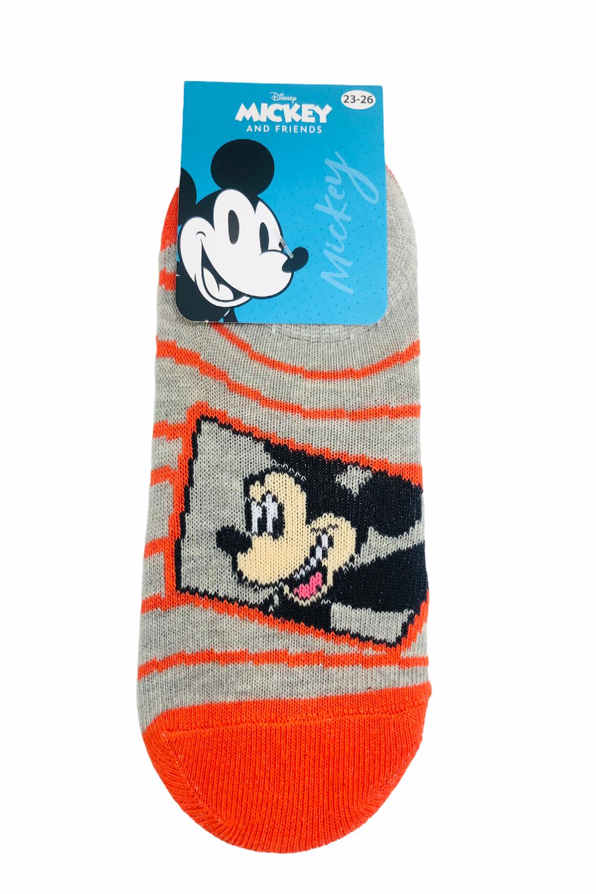 MİCKEY MAUSE ÇİZGİ FİLM KARAKTERLİ PAMUK SNEAKER ÇOCUK ÇORABI