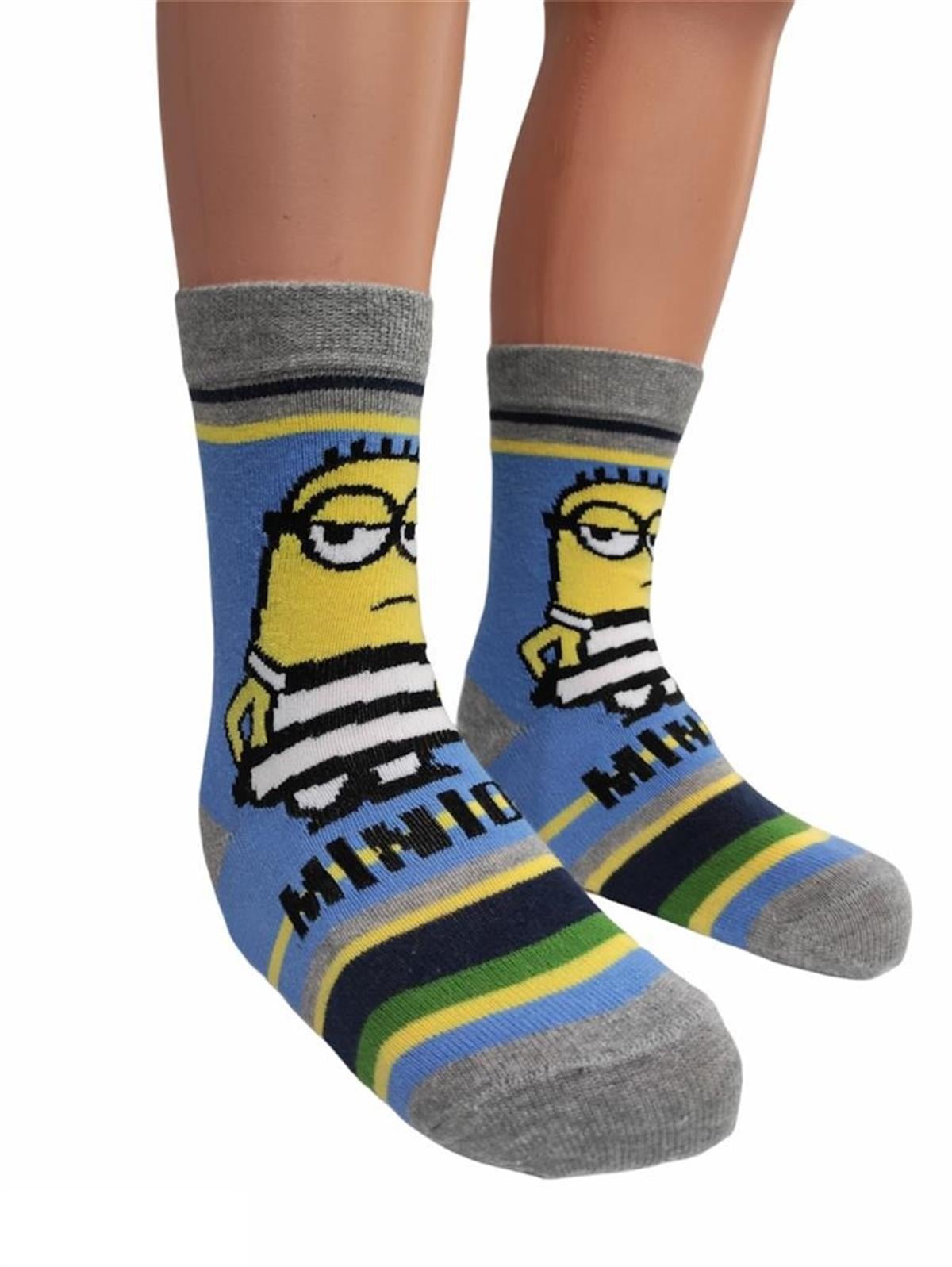 Minions Unisex Çocuk Çorabı