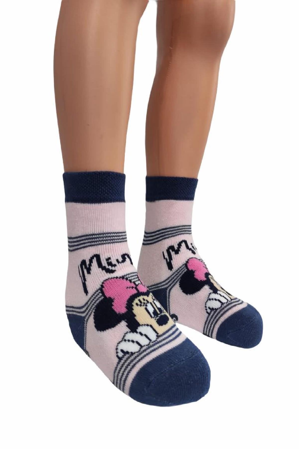 Minnie Mouse Kız Çocuk Çorabı