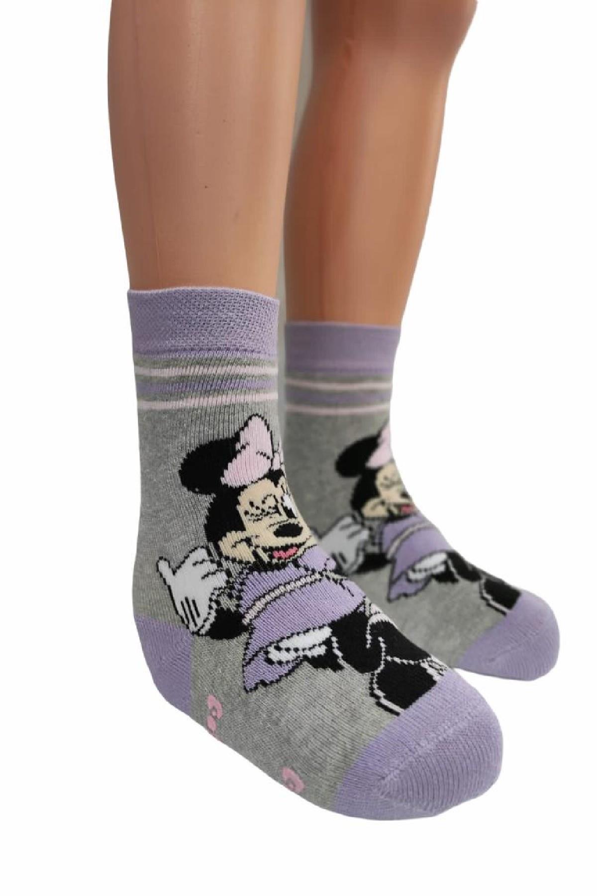 Minnie Mouse Kız Çocuk Çorabı