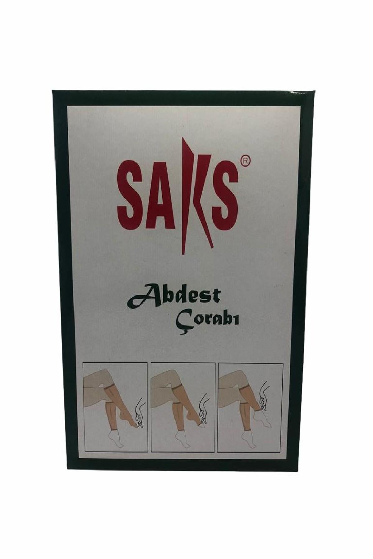 SAKS 3lü Abdest Dizaltı Kadın Çorabı 3 Ayrı Renk