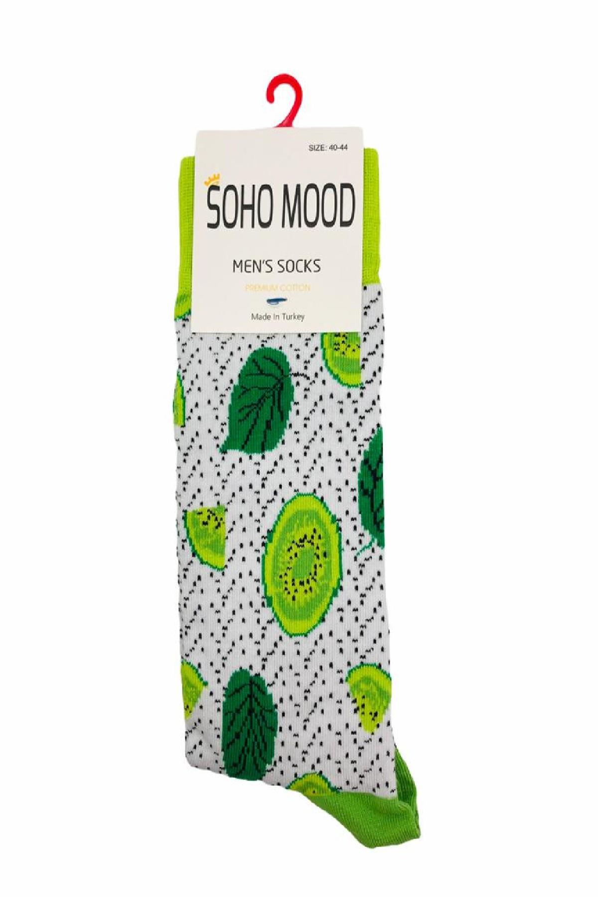 SOHO MOOD Kivi Figürlü Erkek Çorabı 40-44