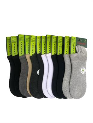 12Lİ DİKİŞSİZ YAZLIK BAMBU ERKEK SNEAKERS ÇORAP