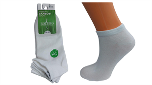 2Lİ KALİTELİ ERKEK BAMBU PATİK ÇORAP 40-44