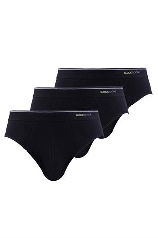 3lü Siyah Antrasit Erkek Slip 9672