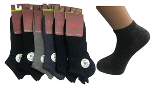 6LI DİKİŞSİZ YAZLIK BAMBU ERKEK PATİK ÇORAP