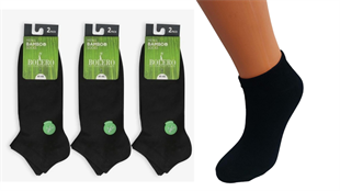 6LI KALİTELİ ERKEK BAMBU PATİK ÇORAP 40-44