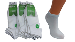 6LI KALİTELİ KADIN BAMBU PATİK ÇORAP 36-40