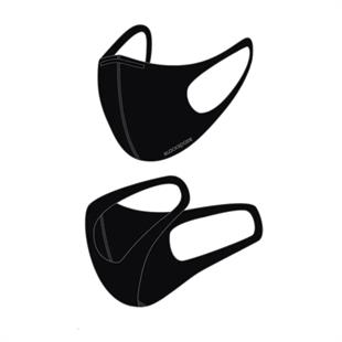 Blackspade Yıkanabilir Kumaş Yetişkin Maskesi - 90021 - Siyah