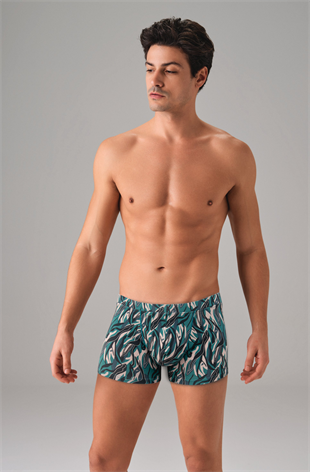 ERKEK AKUATİK DESENLİ BOXER 1724