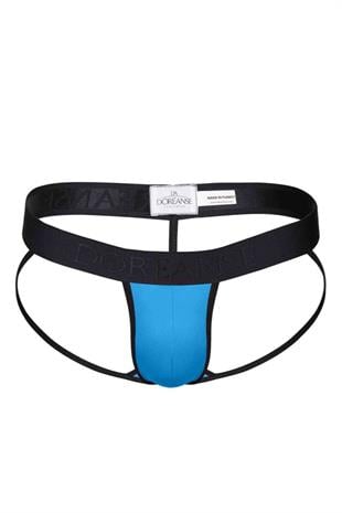 Erkek Lacivert Polyamid Destekli Fantezi String Tanga 1219