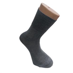 LASTİKSİZ TİYABET BAMBU ERKEK SOKET ÇORAP GRİ 40-44