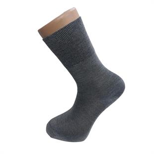 LASTİKSİZ TİYABET BAMBU ERKEK SOKET ÇORAP GRİ 40-44