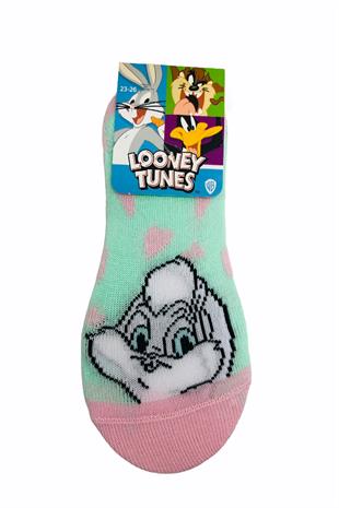 LOONEY TUNES ÇİZGİ FİLM KARAKTERLİ PAMUK SNEAKER KIZ ÇOCUK ÇORABI