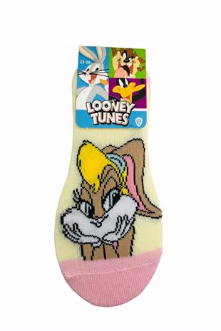 LOONEY TUNES ÇİZGİ FİLM KARAKTERLİ PAMUK SNEAKER KIZ ÇOCUK ÇORABI