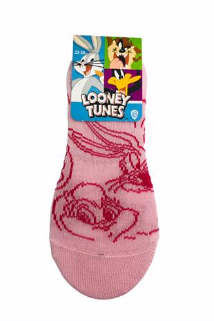 LOONEY TUNES ÇİZGİ FİLM KARAKTERLİ PAMUK SNEAKER KIZ ÇOCUK ÇORABI