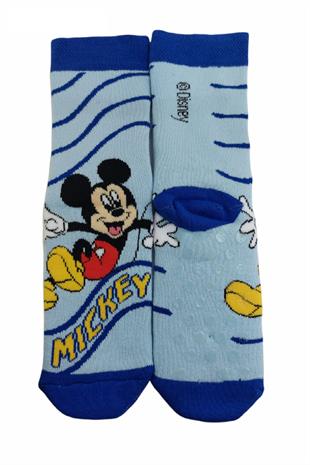 Mickey Figürlü Kışlık Çocuk Havlu Çorap