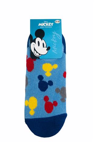 MİCKEY MAUSE ÇİZGİ FİLM KARAKTERLİ PAMUK SNEAKER ÇOCUK ÇORABI