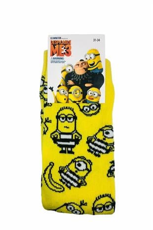 Minions Unisex Çocuk Çorabı