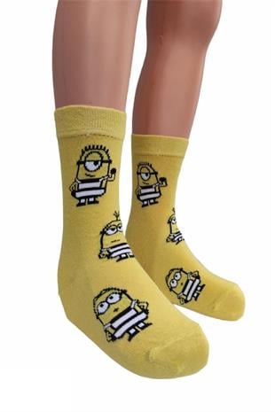 Minions Unisex Çocuk Çorabı