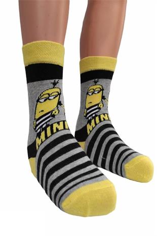 Minions Unisex Çocuk Çorabı