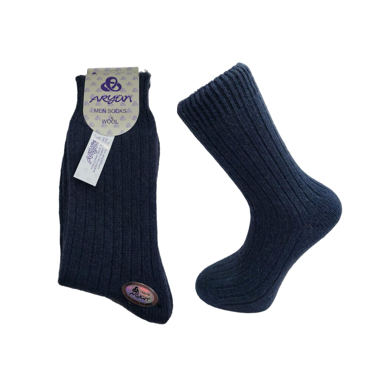1. KALİTE DİKİŞSİZ ERKEK YÜN (WOOL) SOKET ÇORAP